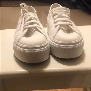 Superga White Platform sneaker